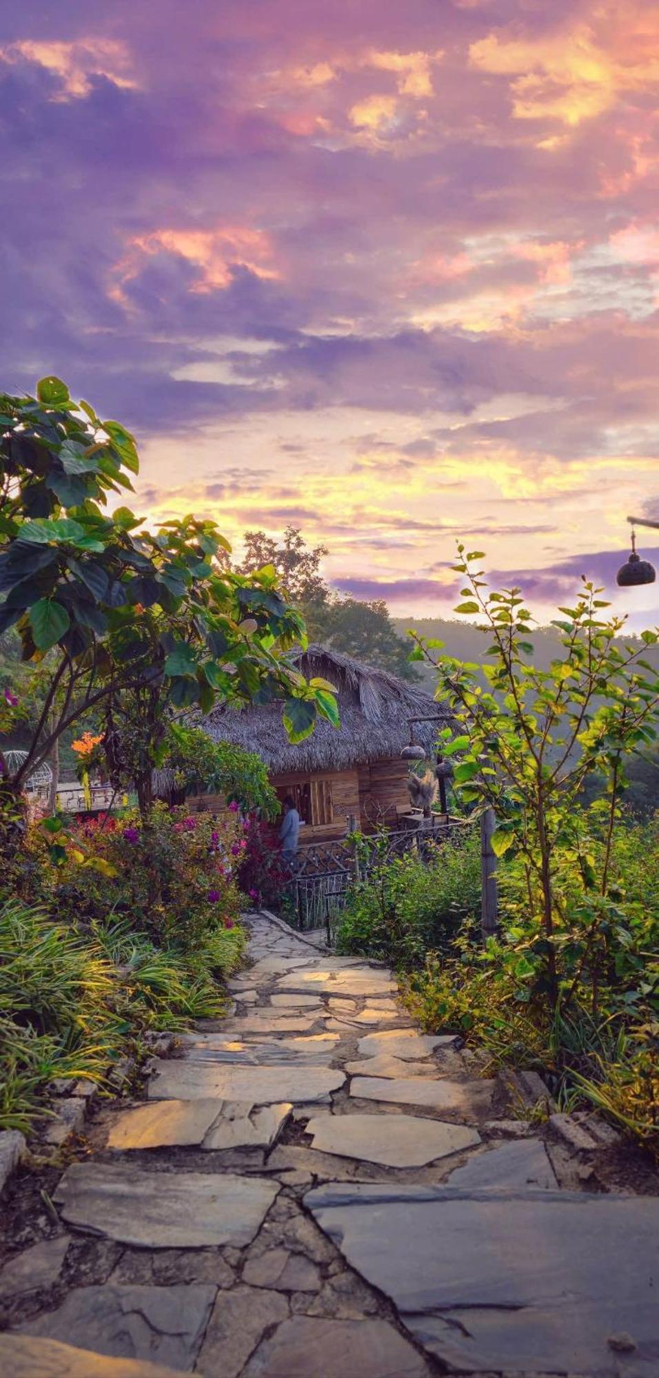 Ecolodge Ke Nenh Dien Bien Ban Hin Lom Exterior photo